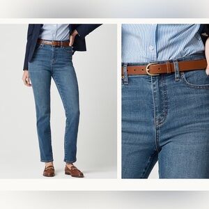 J. Crew Women's Straight Leg Jeans in Deep Blue